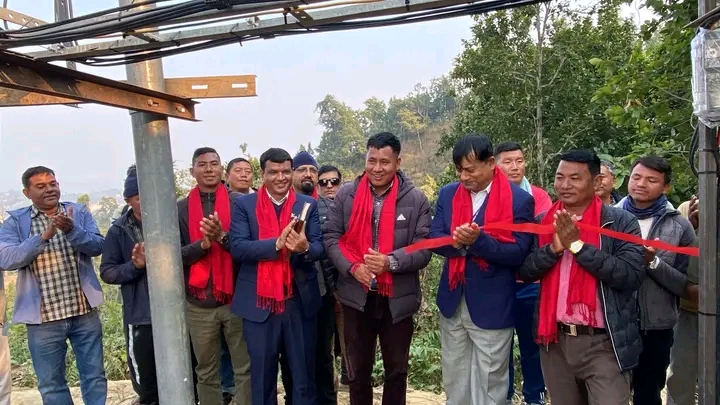 बागमती गाउँपालिका–३ कुटिभकारीमा नेपाल टेलिकमको टावर उद्घाटन