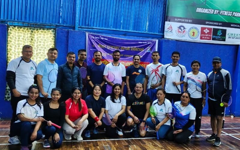 नेपाल दुरसञ्चार कम्पनीको २२औँ वार्षिकोत्सवमा आयोजित ब्याडमिन्टन डबल प्रतियोगिता सम्पन्न