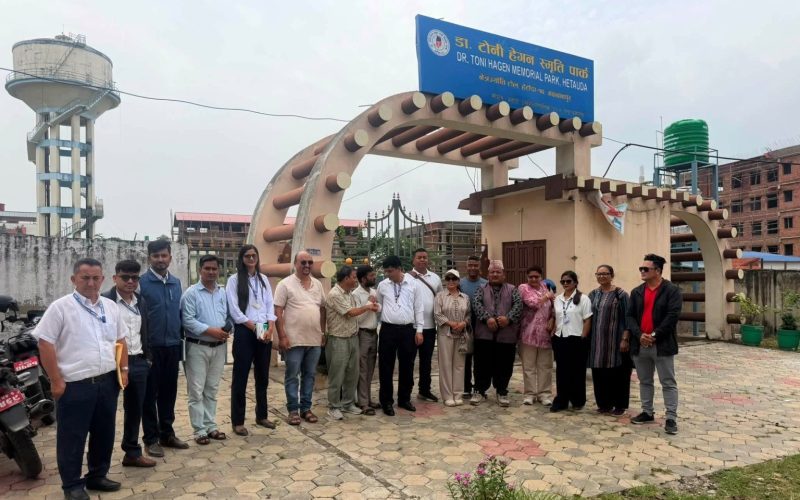 मकवानपुरमा विकास आयोजनाको अनुगमन