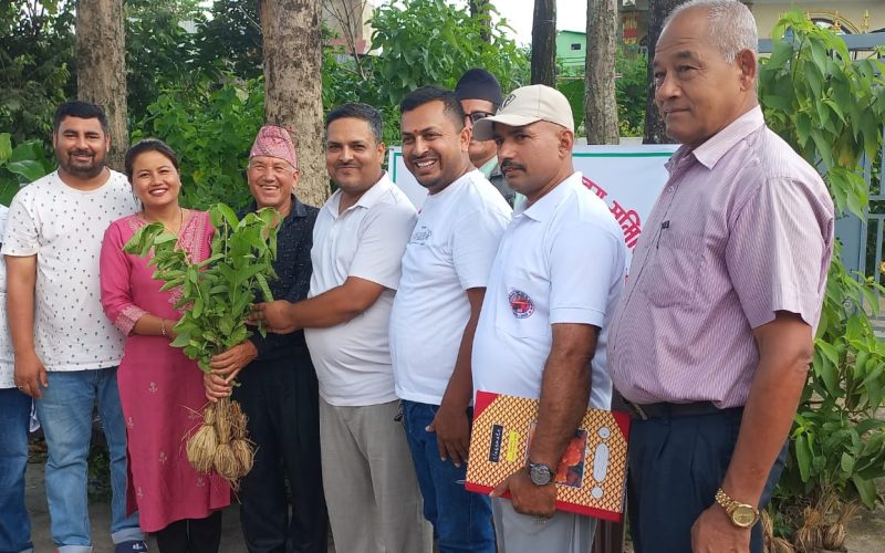 हरित क्रान्ति र समृद्धिको महाअभियानमा हेटौँडा–८: फलका बिरुवा रोपणसँगै सुरु भयो सप्ताव्यापी चेतनामूलक कार्यक्रम