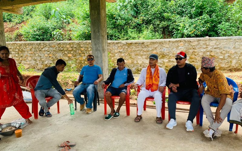 प्रदेश सभा सदस्य एकलाल श्रेष्ठद्वारा हरियाली टोलस्थित भुवनेश्वर मन्दिरमा मूर्ति प्राण प्रतिष्ठा सम्पन्न