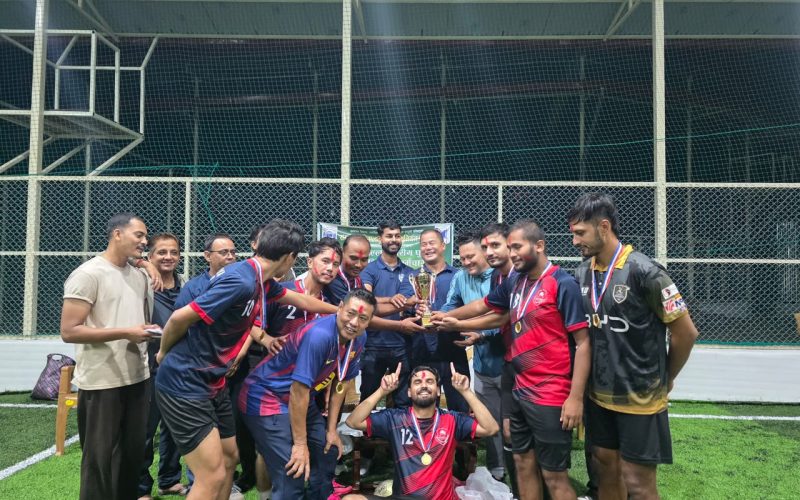 नवोदयलाई शिक्षक फुटसलको उपाधि, सर्वोत्कृष्ट खेलाडी बने सुनिल मल्ल